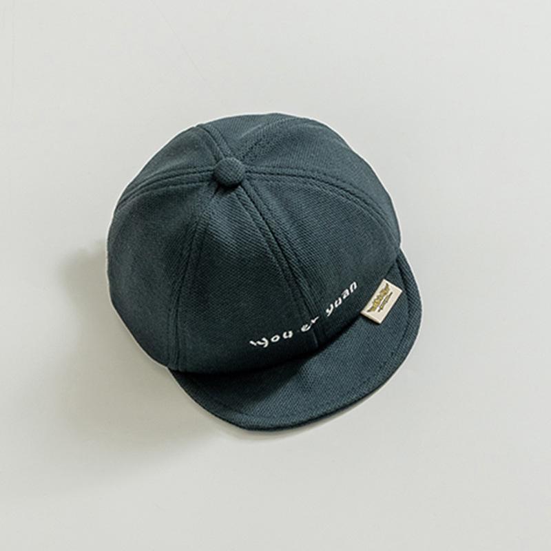 Gorra de Béisbol para Bebé de Color Sólido Gorra Simple con Visera para Bebé Primavera Otoño Ajustable de Ala Suave Gorros Solares para Niño Niña