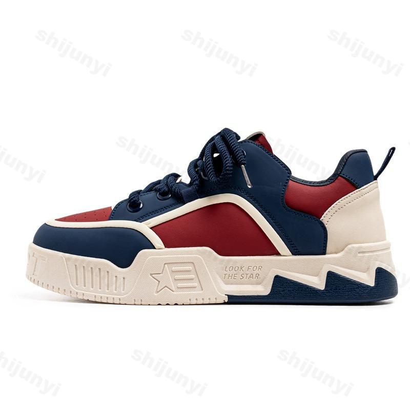 Fashion Men's 2025 Spring Versatile Wear-resistant Sports Flat Shoes Outdoor Sports Fashion Trend Comfortable Non slip Chunky sneakers