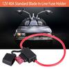 12V 40A Standard Blade Line   Holder, 10Pcs, Waterproof and Moisture-proof, sy Installation for Car Bike