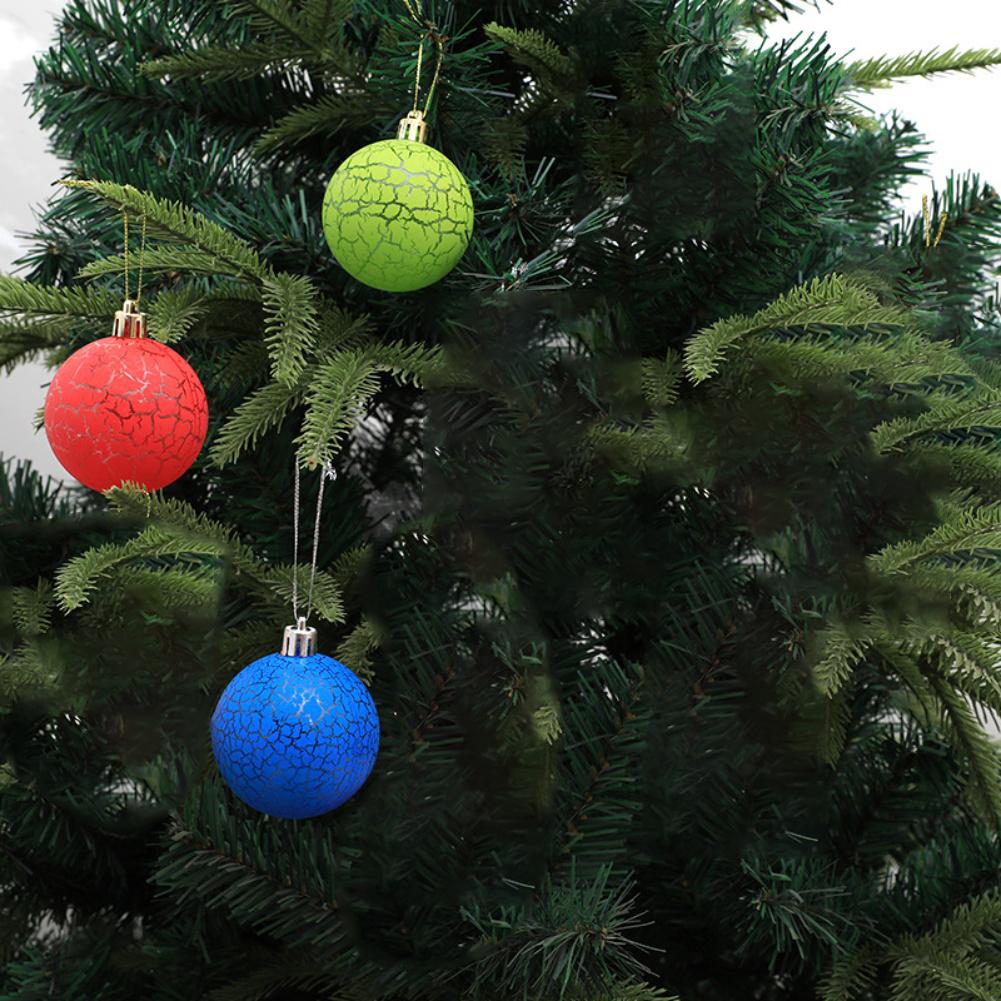 Für Macaron-Farbe Crushed Christmas Ornaments Set von 6, 8cm Dekorationskugeln Weihnachts bastelbedarf Weihnachtsdekorationen