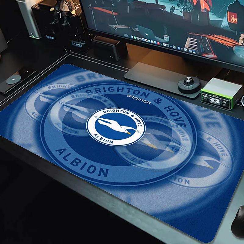 Brighton & Hove Albion Color Mouse Pad Large Gaming Table Cushion Non-slip Laptop Tablet Big Mousepad XXL Mat Mini PC Playmat With Lock Edge