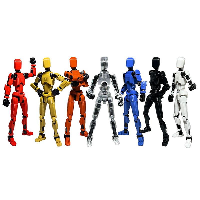 Multi-Jointed Movable Shapeshift Robot 2.0 3D Printed Mannequin Dummy 13 Action Figures Toys Kids Adults Parent-children Game