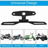 Motorcycle License Plate Bracket Taillight Mount Support Folding Number Plate Frame Holder Mount Universal Motorbike Accessories