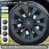 4pcs for Tesla Model 3 Highland 2023-2026 19 Inch Turbine Sports Performance Wheel Caps Car Full Wheel Cap Accessories Design