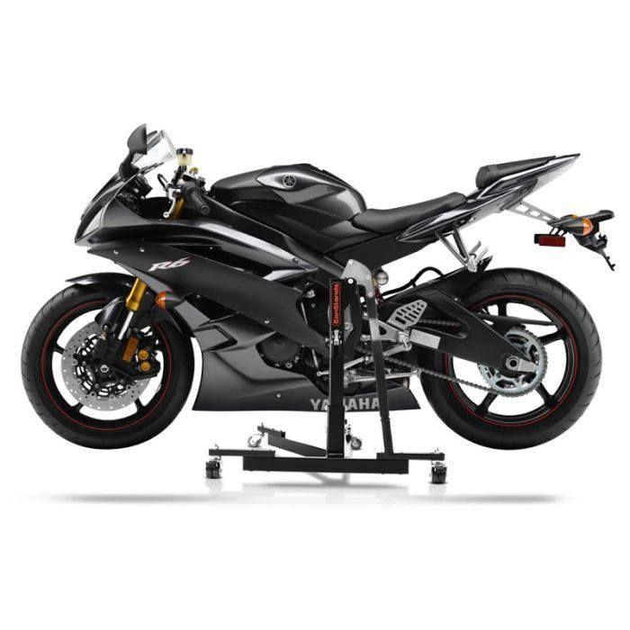 Lève moto centrale - ConStands Power-Evo - Compatible Yamaha YZF-R6 03-05 - Capacité 300 kg - Léger 17 kg