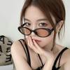 Y2K Vintage Retro Oval Frame Anti-Blue Ray Eyeglasses Sweet Cool Girls Black Eyeglasses Vintage Simple Women Eye Protection Spectacles UV400