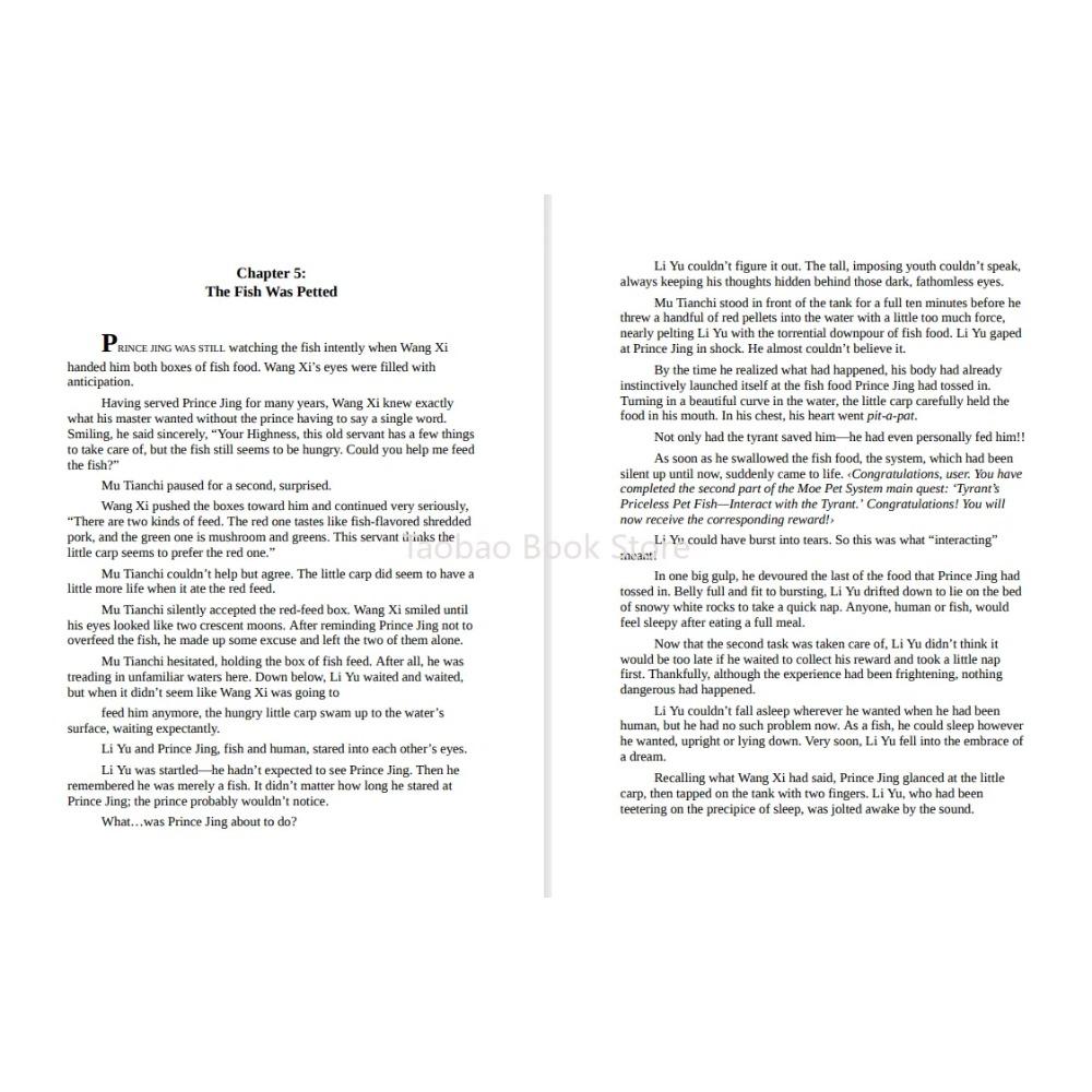 English BL Danmei Novel The Disabled Tyrant's Beloved Pet Fish: Canji Baojun De Zhangxin Yu Chong Vol. 1 Book