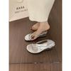 Retro One-pedal Cool Slippers, Fashionable Low-heeled Casual One-word Slippers for Summer Wear