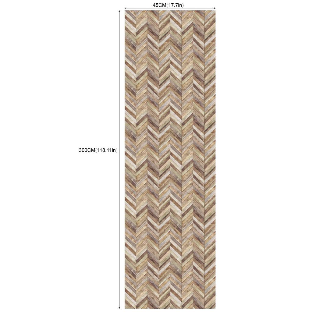 Fresh Wood Grain Living Room and Bedroom Background Modified Self-Adhesive Wallpaper (45cm *300cm)