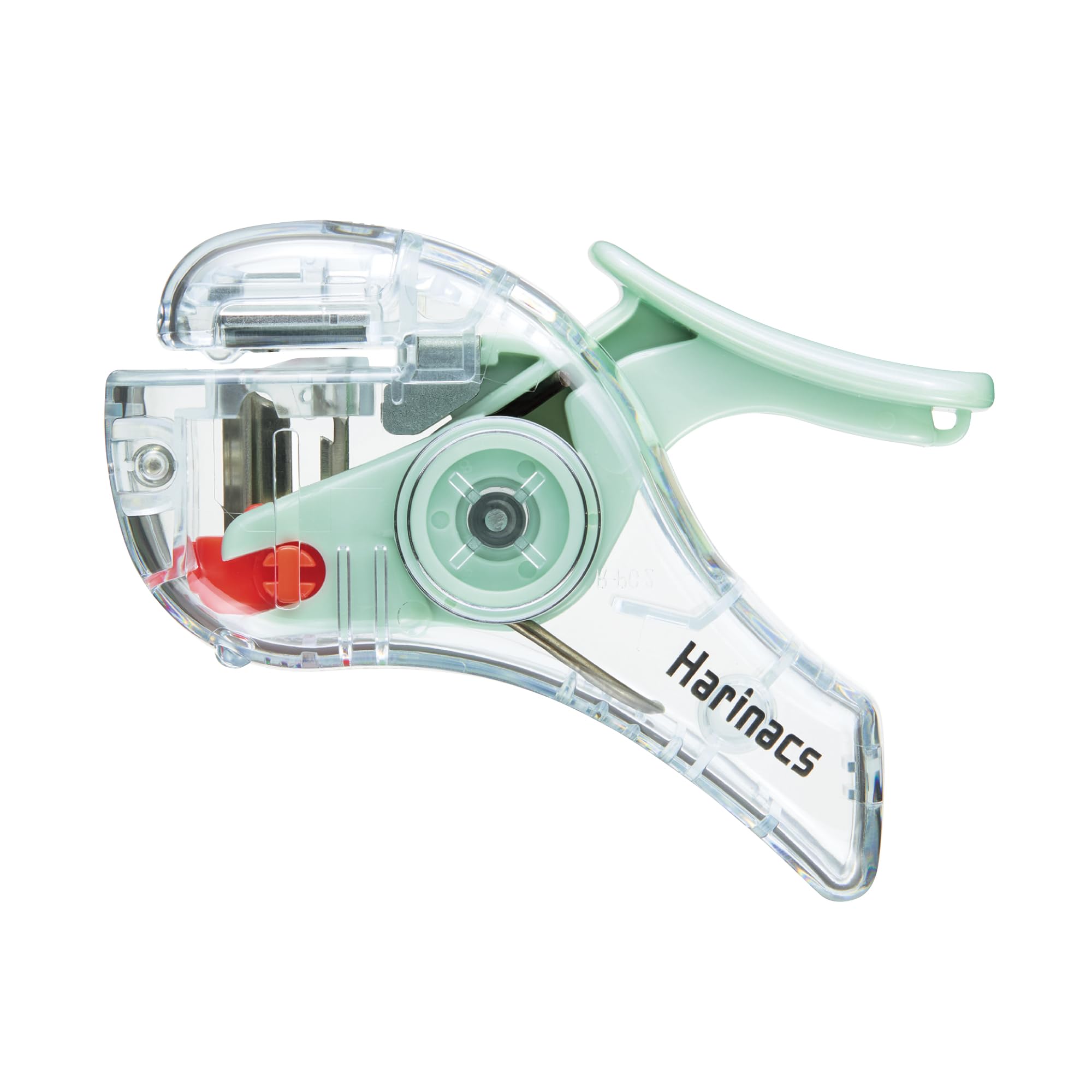 KOKUYO Stapleless HarinaX Compact Green Stapler, Stapler, Alpha™, SLN-MSH305TM-G