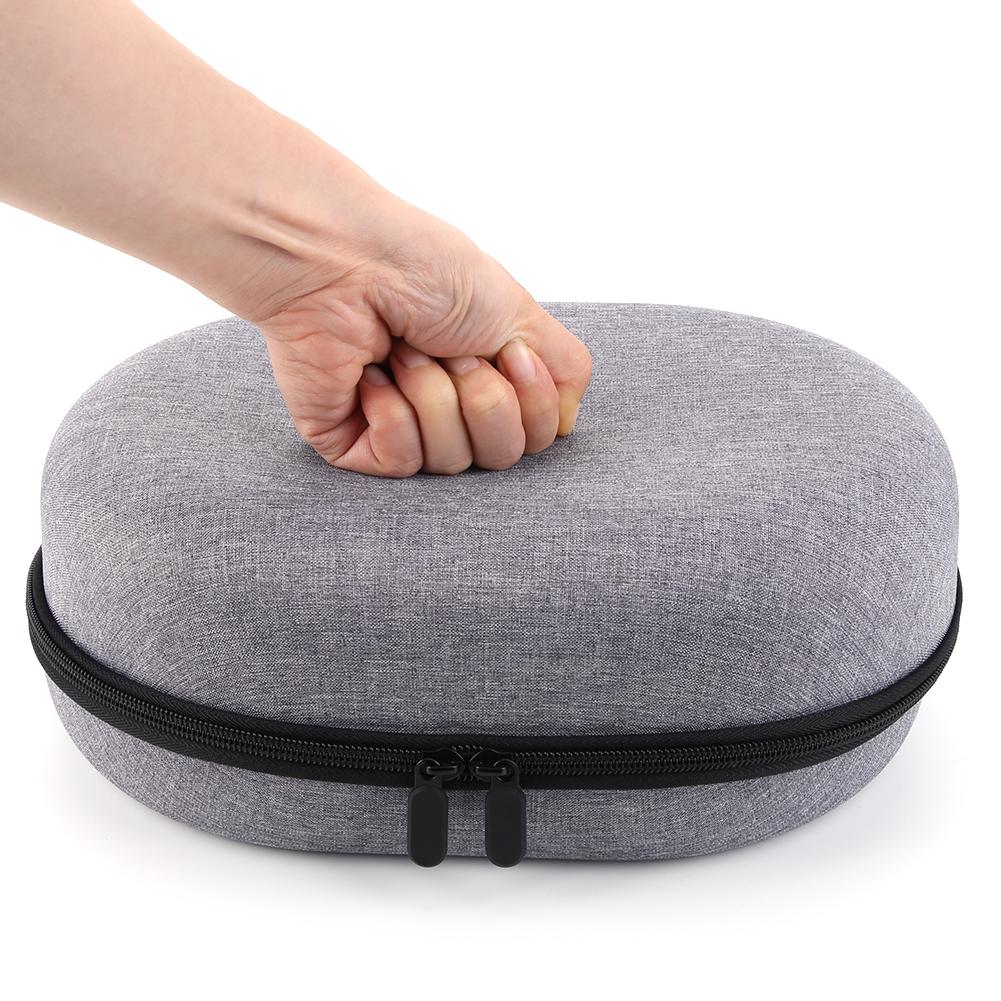 Portable Protective Case for Meta Quest 3 VR Headset Touch Controllers EVA Hard Shell Shockproof Organized Storage Bag