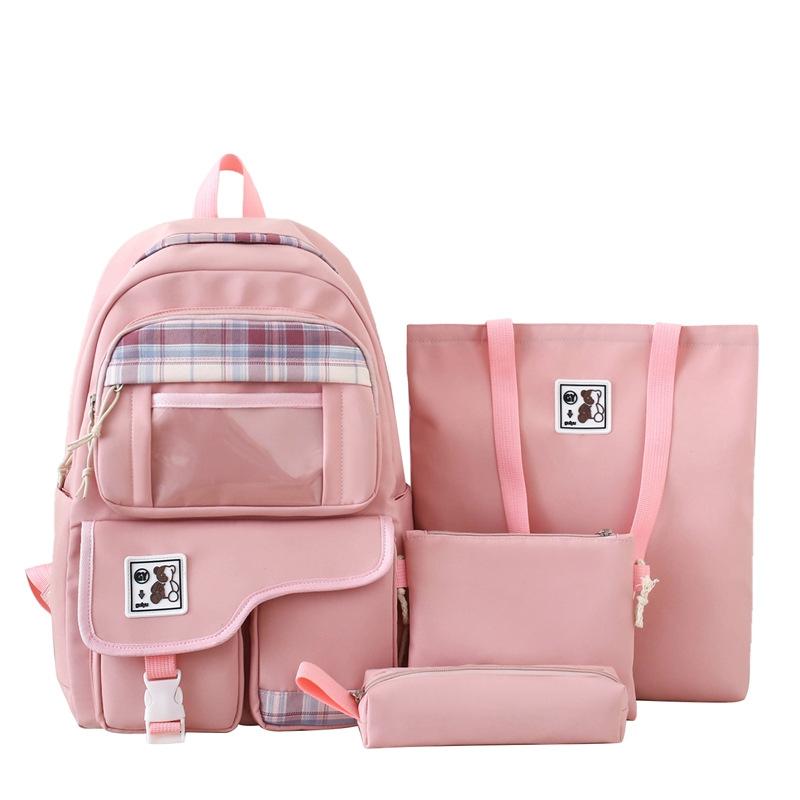 

New travel backpack spring wear-resistant backpack women s fashion junior high school student cute schoolbag