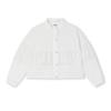 Lifestyle Classic Fashion Zip Long Sleeve Shirt Women Shirts White F11W524704F-WT