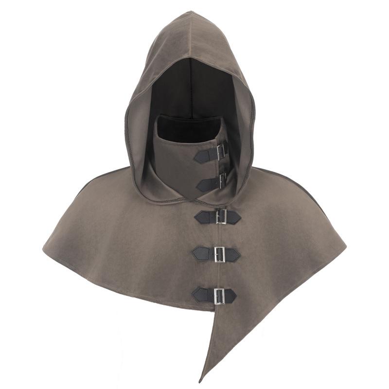

Medieval Monk Hooded Cloak Costume for Friar, Wizard, or Priest Cosplay One Size
