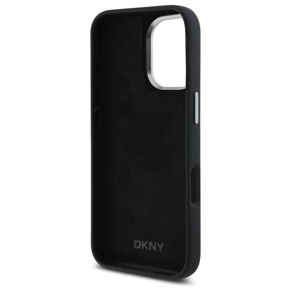 Dkny Dkhcp16Ssmcbsk Iphone 16 6.1       Czarny/Black Hardcase Liquid Silicone Metal Logo
