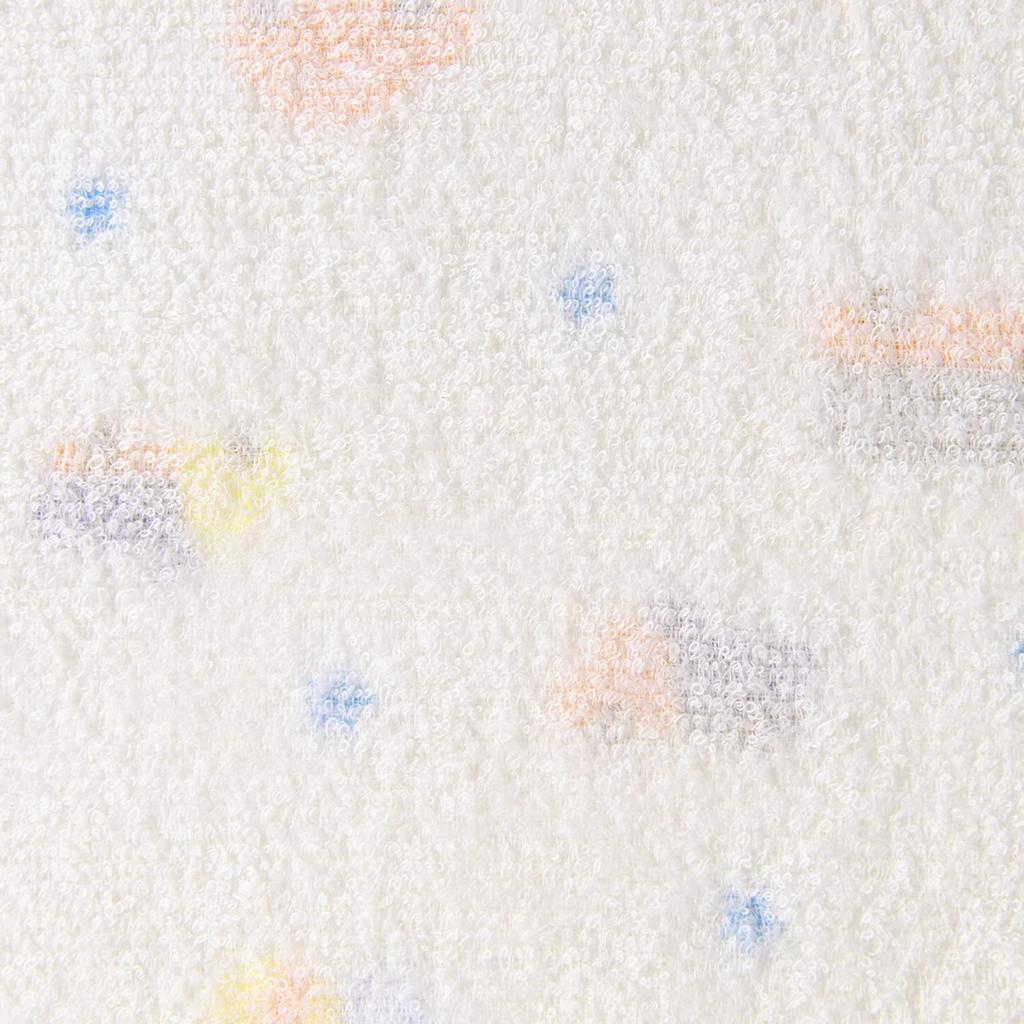 MIKI HOUSE HOT BISCUITS Gauze Bath White and One Size Fits for Boys and Towel, Blue, All, Girls, Newborn, 76-8039-496