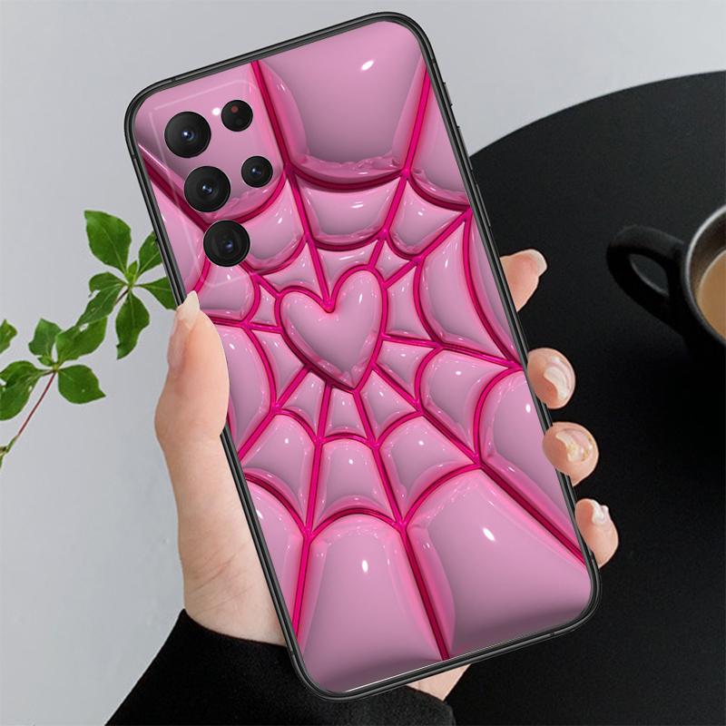 Handyhülle für Samsung A55 A16 A56 A36 A35 A15 A53 A54 A33 A34 A25 A05S A52 A52S A14 A26 A71 Liebe Rosa Herz