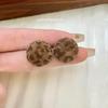 Cool Leopard Print Stud Earrings - Versatile, Cute, Luxury Style
