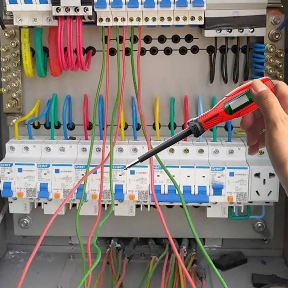 Non-contact Induction Non-Contact Screwdriver LCD Display Screen Power Detector  Electrical Testing