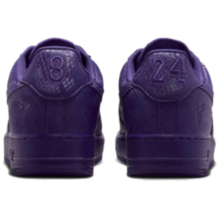 Nike Air Force 1 Slip Resistant Abrasion Resistant Low Top Skateboard Shoes Men's Purple IB0018-500