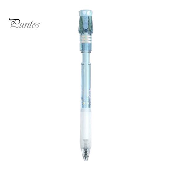 Decorative Desk Accessories Turbine Spinning Gel Pen, Stress Relief Gyro Top Quick-drying Fidget Pens for Anxiety 0.5mm Black Ink Pen Office
