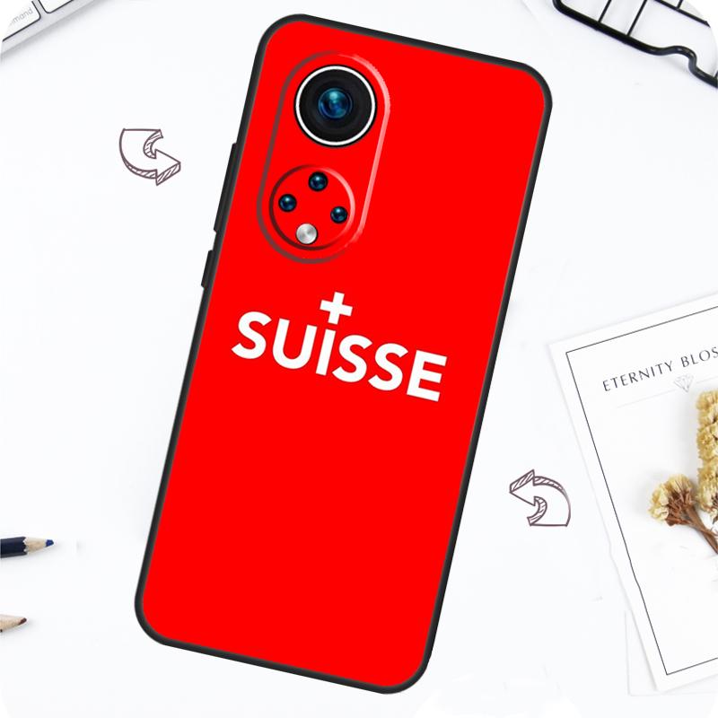 Switzerland Swiss Flag Case For Honor Magic 7 Pro 5 6 Lite Honor 200 Pro 50 70 90 X8b X9a X8a X8 X9 X9c X9b Cover