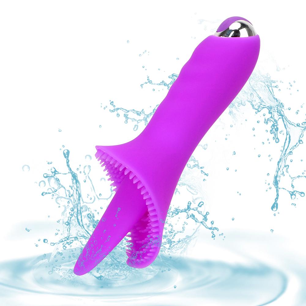 Tongue Vibrator Sex Toy for Women Pussy Clitoris Stimulator Female Masturbator Silicone Oral Licking 10 Speed