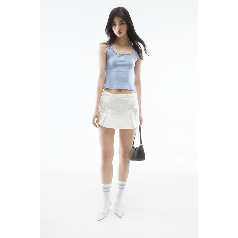 

Мини-пальто HM Denim Cargo, белое