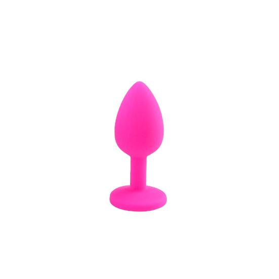 Anal Plug Adult Toy Waterproof 3 Rhinestone Design Plug Colors Anal Sex Toy Couples