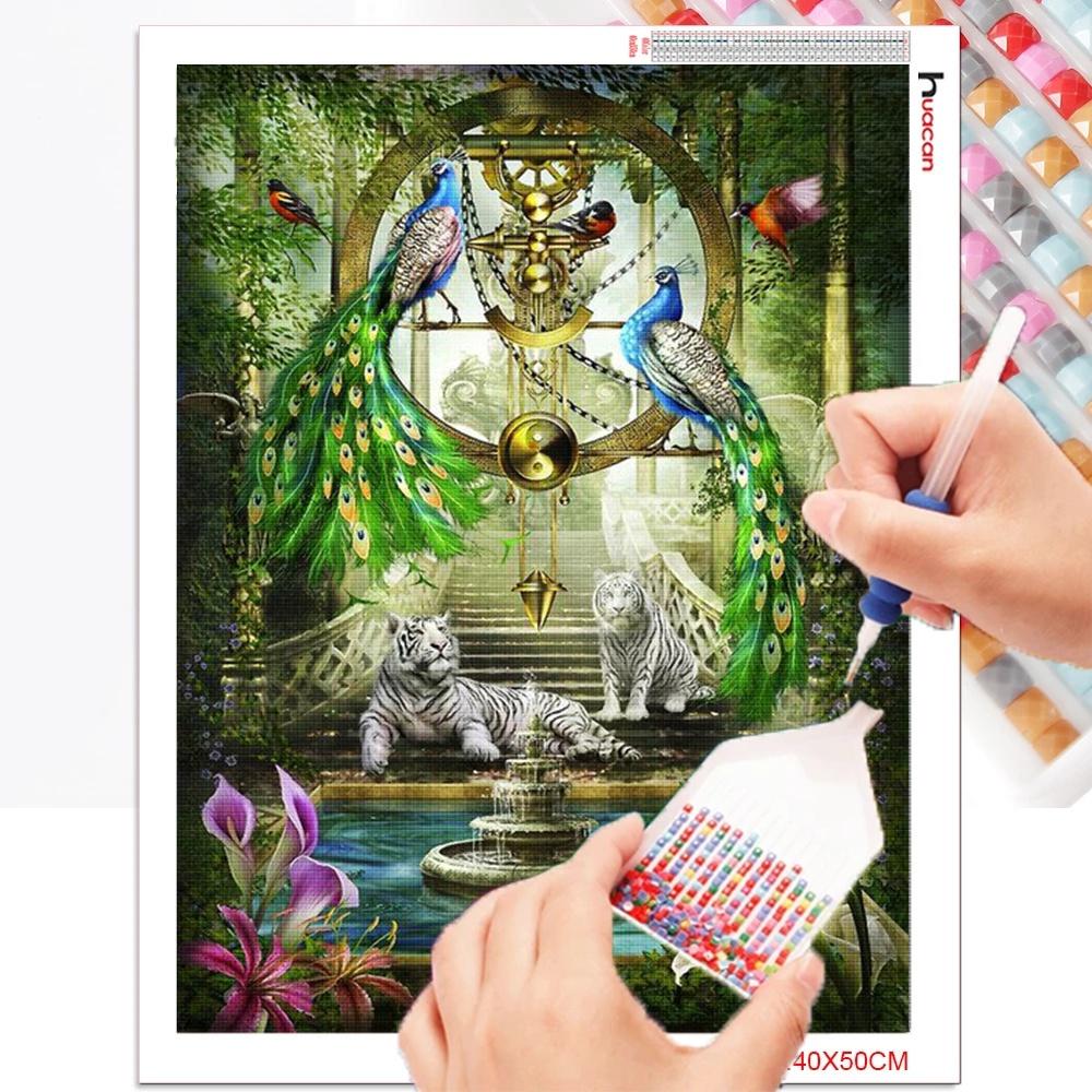Pittura Diamante Fai da Te Punto Croce Animale Quadrato Completo Ricamo Diamante Tigre Mosaico Decorazione Strass