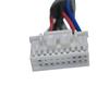 1/2 stk. Mikrofon 20-pins RCA-kabel Bilradio 3,5 mm Mikrofon Subwoofer-ledninger til Android Stereo Output Subwoofer-sæt
