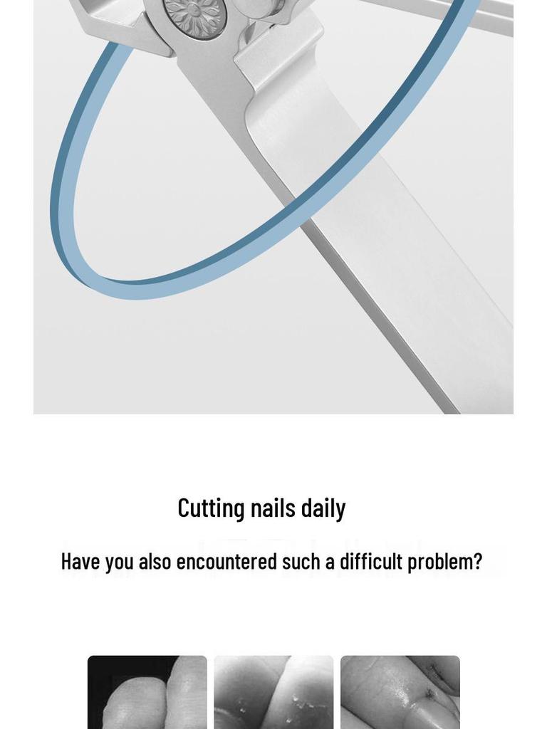 Stainless Steel Push Button Anti-Splash Nail Clippers