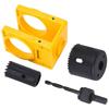 Kit d'installation de serrure de porte, ensemble d'outils de montage de serrure de porte en bois réglable pour l'installation de pêne dormant et de