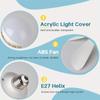 30W Small Modern Ceiling Fan Light E27 Threaded Head Home Mute Mini Ceiling Fan Light for Kitchen Dining Room and Bedroom