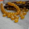 Handmade Natural Red Agate and Yellow Chalcedony Abacus Spacer Beads for DIY Bracelets