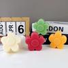 Cartoon Flower Chocolate Silicone Moulds Simple Mousse Biscuit Molds Birthday Cake Decor Plant Candles Soap Valentine's Day Gift