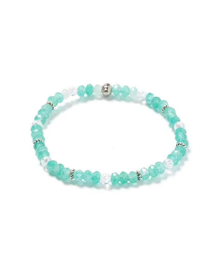 Mint Crystal Stone Bracelet (PLT-BR-064_MT)