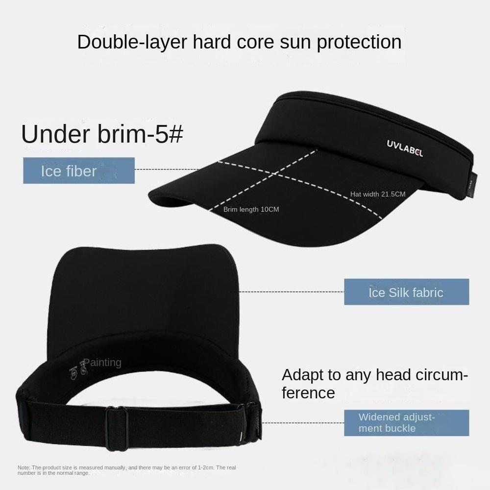 Adjustable Sunscreen Cap Breathable Baseball Cap New Beach Hat