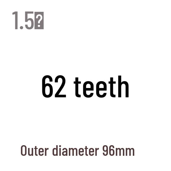 1,5M Modul Stirnrad, 13-120 Zähne, Stahl Zahnstange, 45 Stahl, Wärmebehandelt