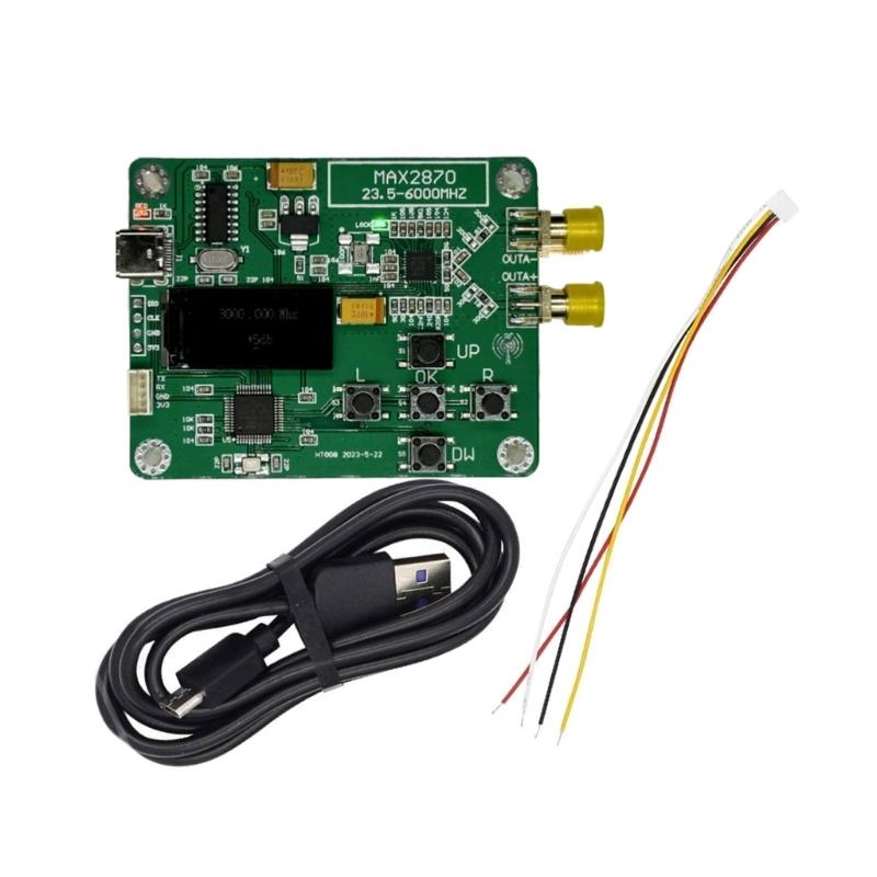 MAX2870 STM32 23.5-6000MHz Signal Source Module USB 5V Powered Frequency and Modes Accessory