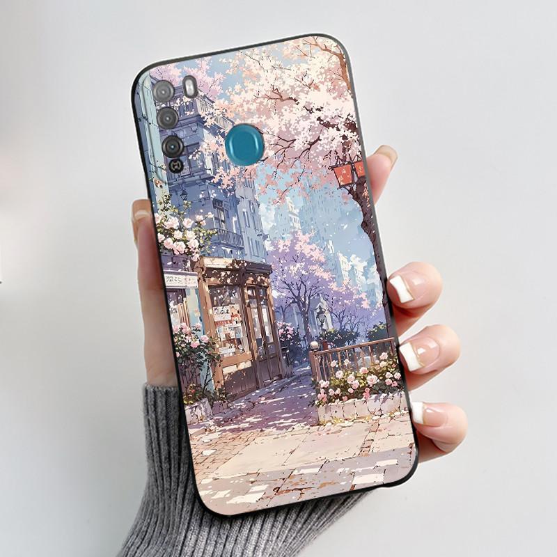 

Phone Case For Itel S16 Pro/Vision 2 Anime Style Viral Cool Dragon King Painted Cover Protective Shockproof Soft Black Case Itel S16 Pro
