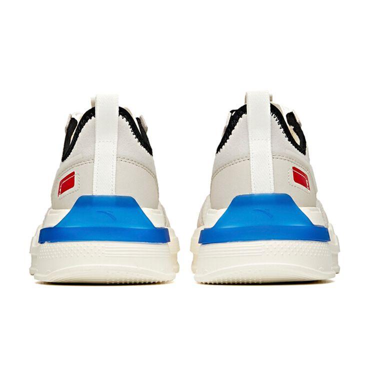 Anta Comfortable Versatile Shock Absorbing Non-Slip Wear-Resistant Breathable Low-Top Casual Shoes Men sneakers White Gray 112128871-1