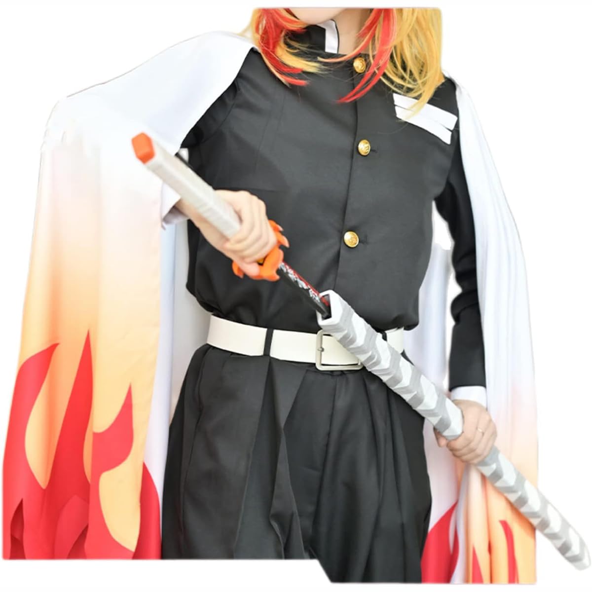 

Kyojuro Rengoku Cosplay Perfect for School Cultural and Halloween Kyojuro Costume, Festivals, Festivals, (XXL, Rengoku)