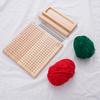 Knitting Crochet Board Send Grandma Crochet Board Square Wool Braided Styling Board Solid Wood Hole Board