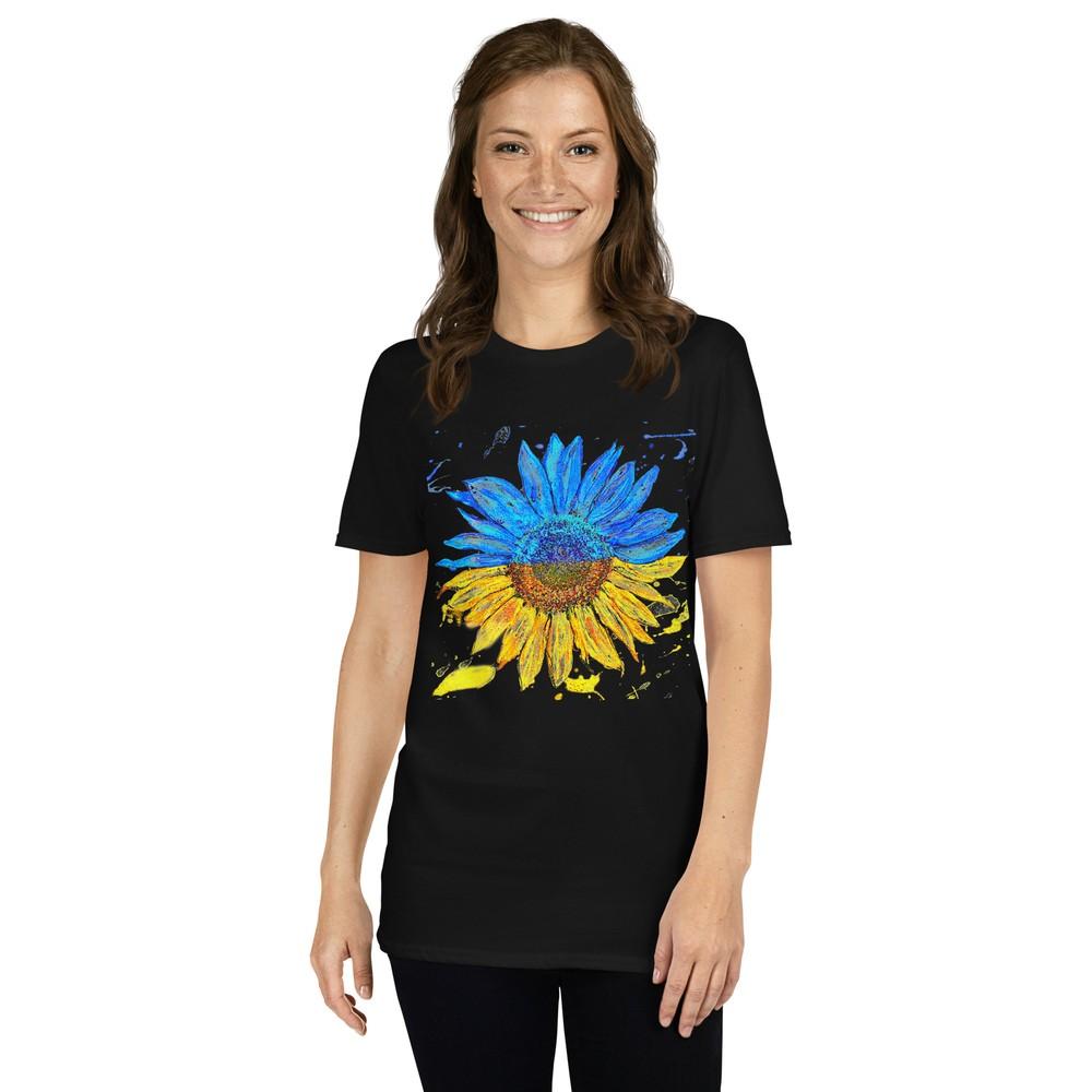 Ukraine Sunflower Ukrainian Flag T-Shirt