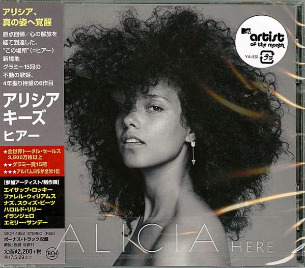 

CD ALICIA KEYS Here SICP4952 RCA 2016 Japan ObiSoulFunk Used