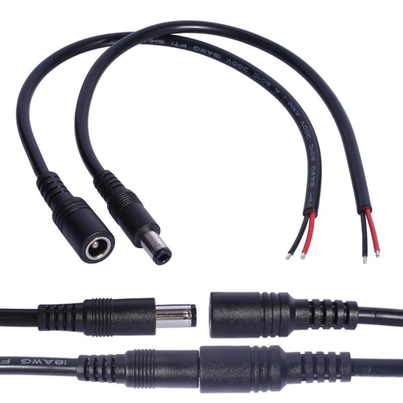 DC6330 Male Plug to Open End Cable 6.3mmx3.0mm Plug DC6330 Power Pigtails Cable for Computer Power Supply Repair 1FT