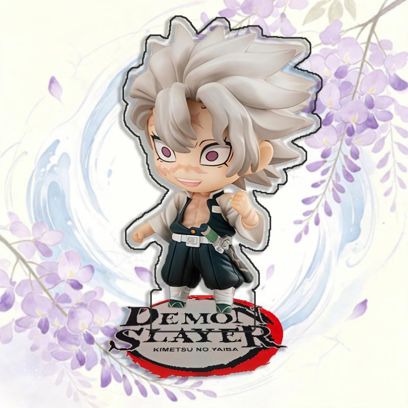 Standing Sign for Demon Slayer Tengen Uzui Muichiro Tokito Acrylic Desktop Stand Decorating Self Made Collection Toy Fans Gift