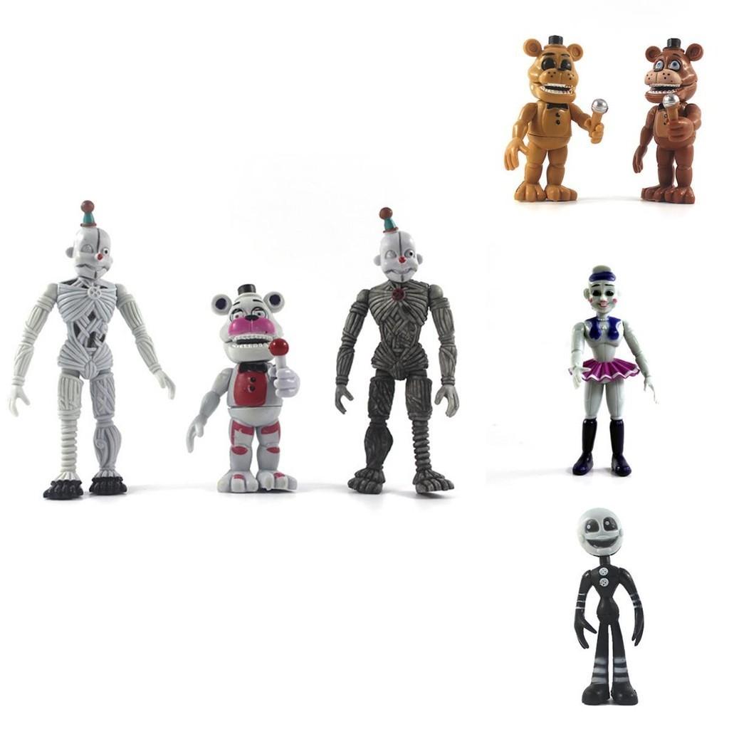 Captivating 6-piece Fnaf Five Nights At Freddy's Action Figures For Enthusiastic Fans