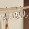 Hanging 360° Rotating Hook Metal Underwear Storage Hook Portable Hat Bra Storage Hanger Bedroom